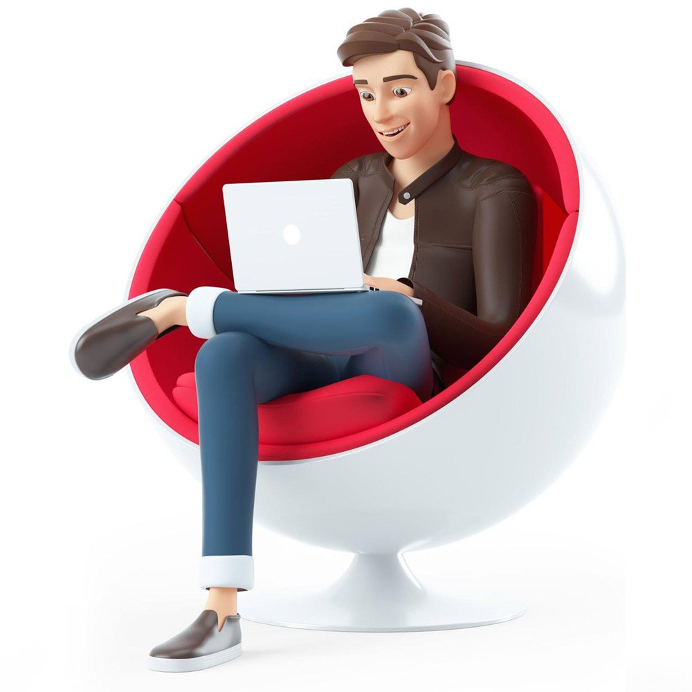 "Focused man analyzing data on a laptop for business tasks"