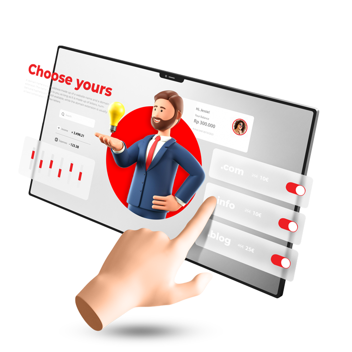 "Choose your service graphic presenting professional business solutions for clients"