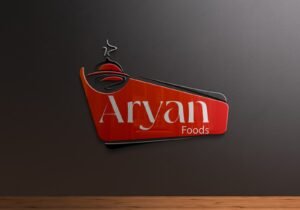 "Food company logo with fresh, appetizing design elements symbolizing quality ingredients"