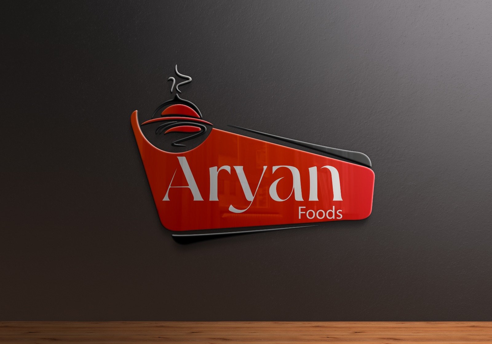 "Food company logo with fresh, appetizing design elements symbolizing quality ingredients"