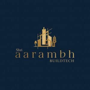 "Logo of a building company representing construction and architectural services"