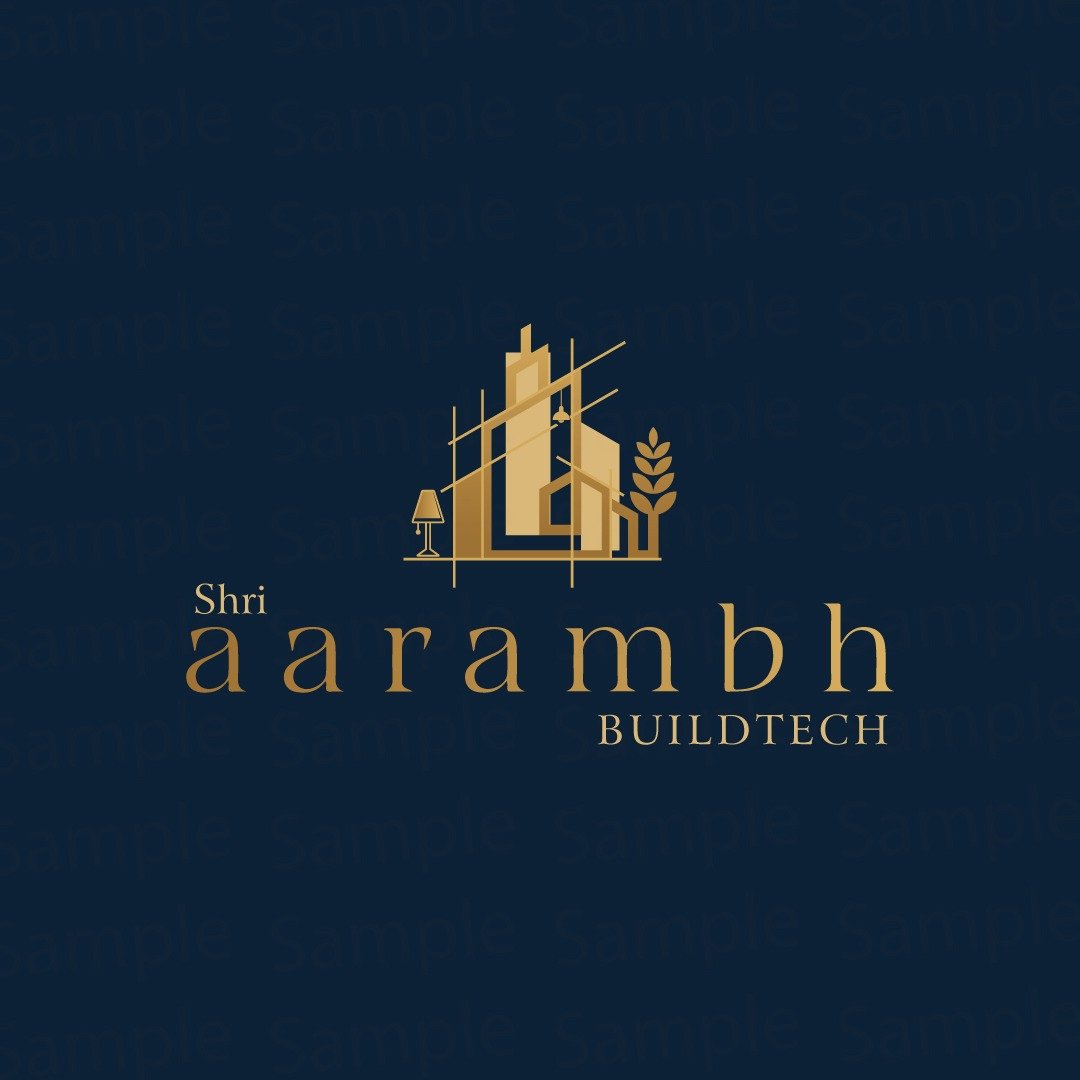 "Logo of a building company representing construction and architectural services"